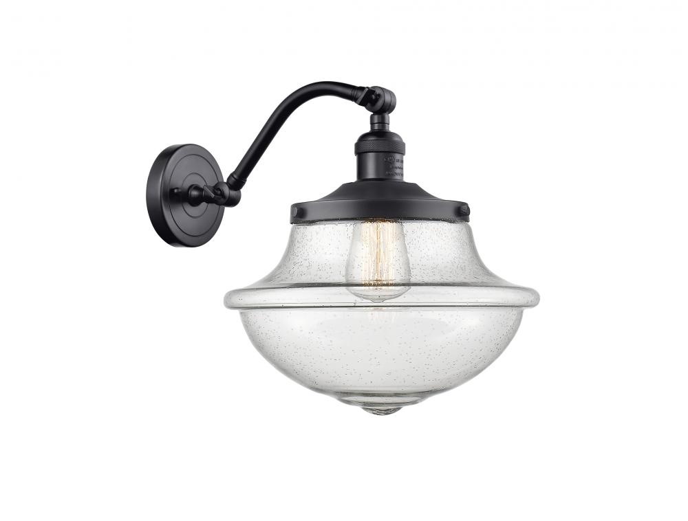 Oxford - 1 Light - 8 inch - Matte Black - Adjustable Sconce