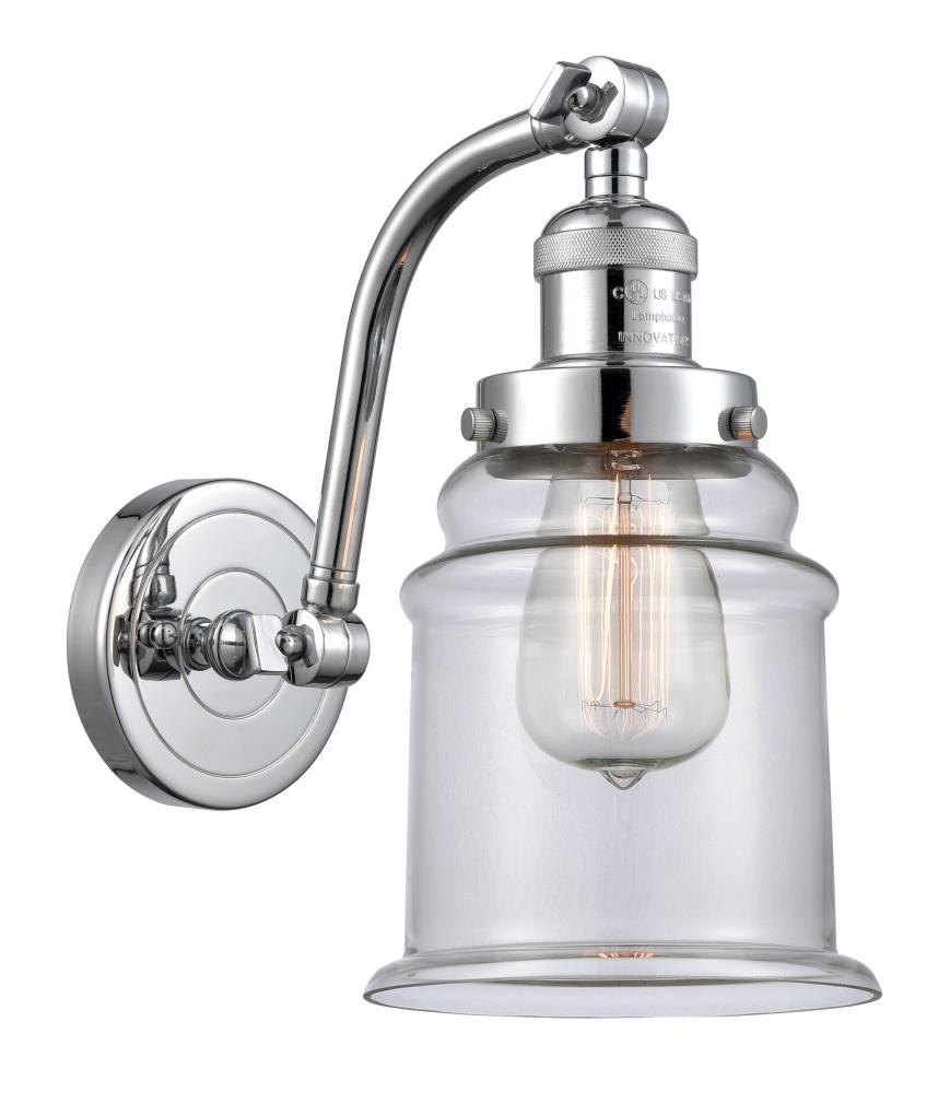 Canton - 1 Light - 6 inch - Polished Chrome - Adjustable Sconce