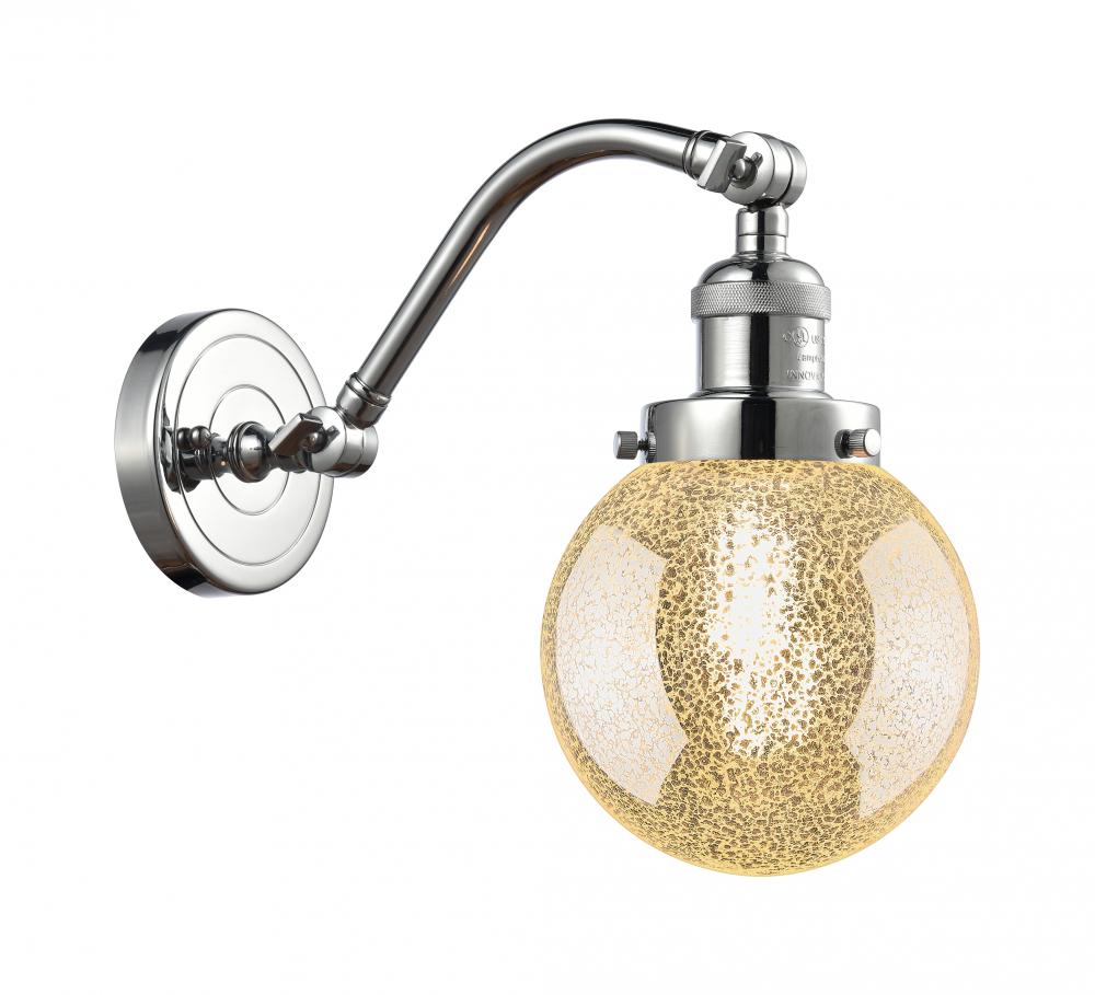 Beacon - 1 Light - 6 inch - Polished Chrome - Adjustable Sconce