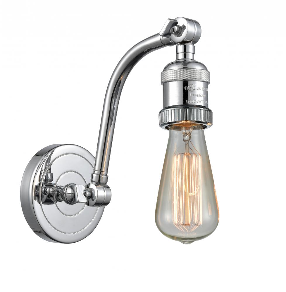 Double Swivel - 1 Light - 5 inch - Polished Chrome - Adjustable Sconce