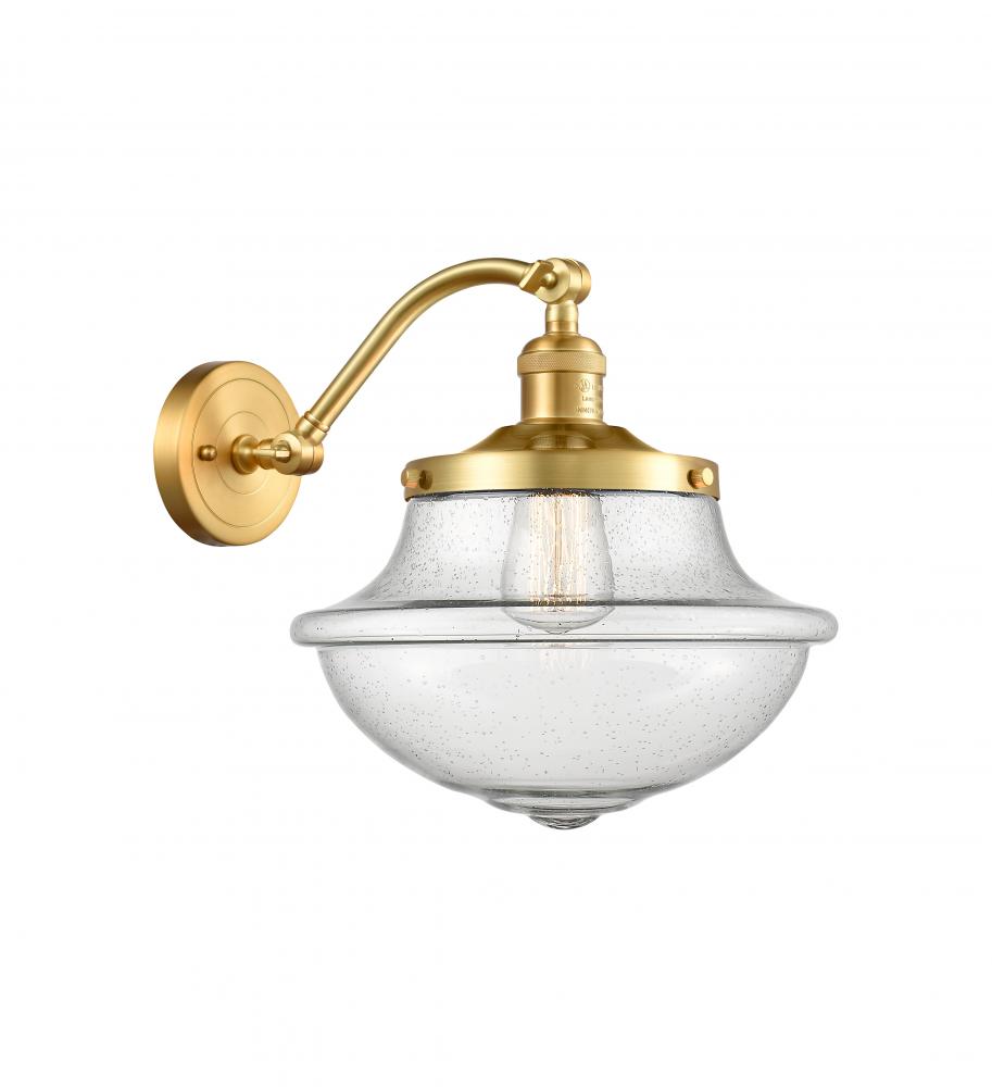 Oxford - 1 Light - 8 inch - Satin Gold - Adjustable Sconce