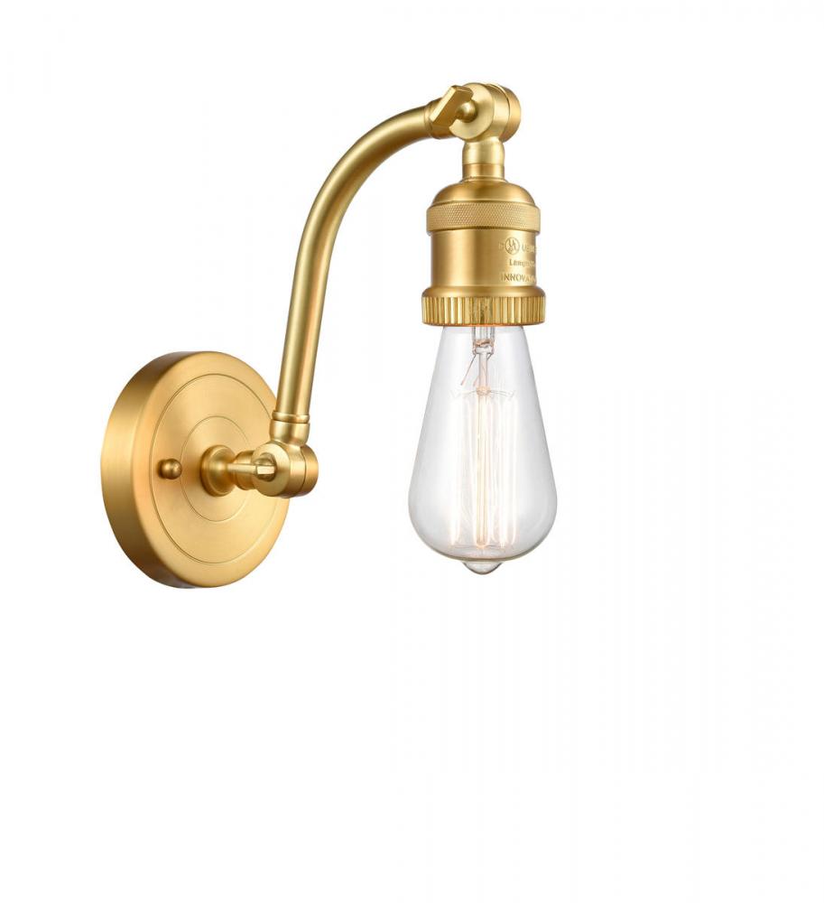 Double Swivel - 1 Light - 5 inch - Satin Gold - Adjustable Sconce