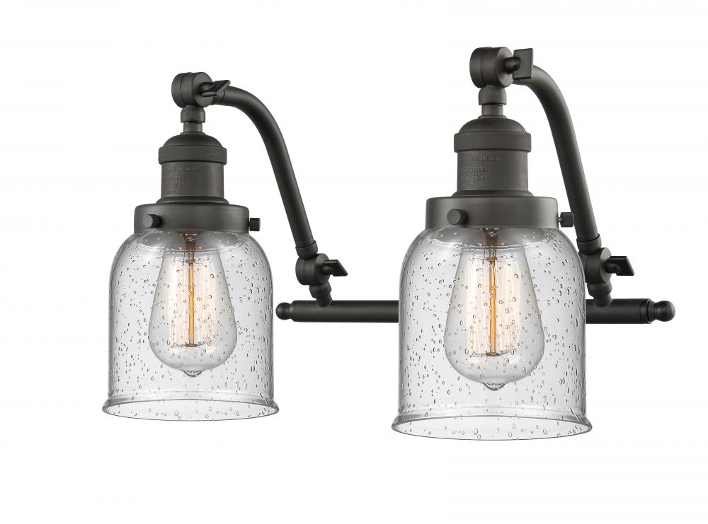 Bell - 2 Light - 18 inch - Oil Rubbed Bronze - Adjustable Bath Vanity Light