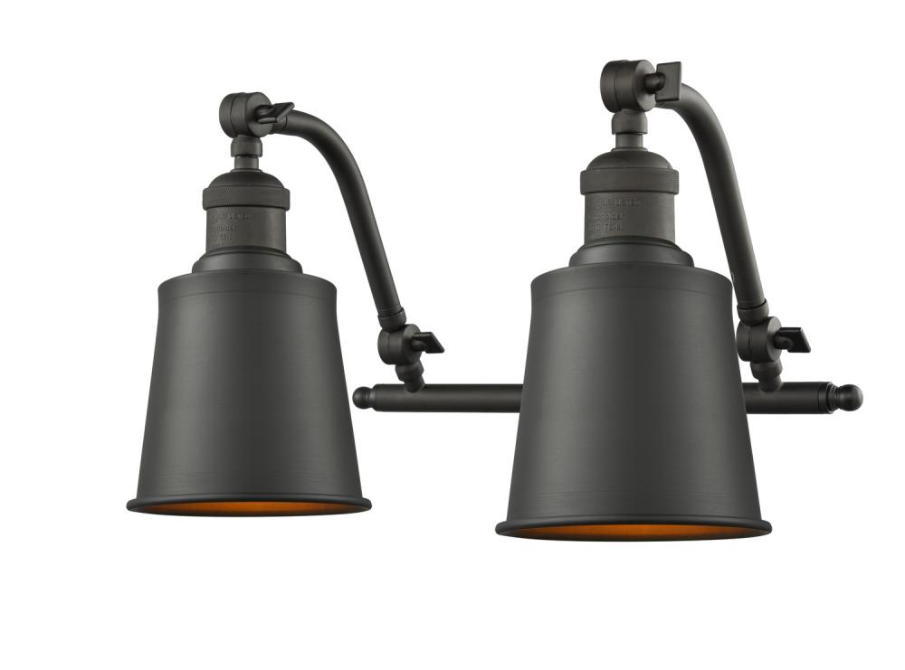 Addison - 2 Light - 18 inch - Oil Rubbed Bronze - Adjustable Bath Vanity Light