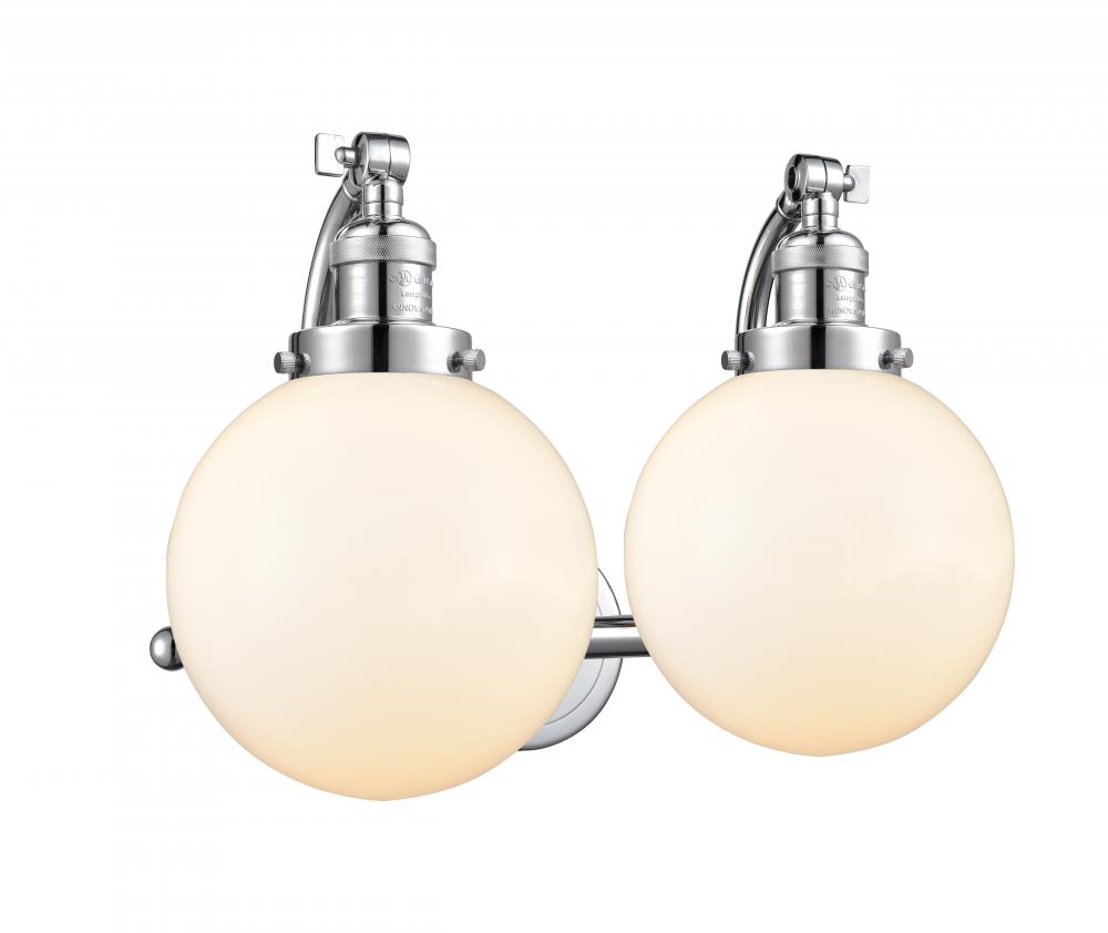 Beacon - 2 Light - 18 inch - Polished Chrome - Adjustable Bath Vanity Light