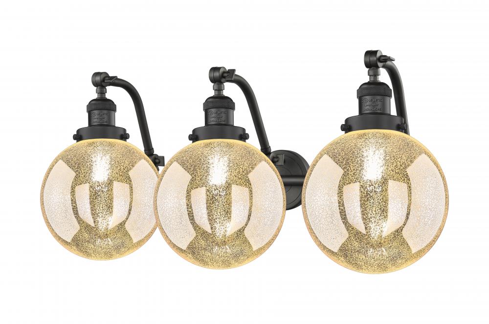 Beacon - 3 Light - 28 inch - Oil Rubbed Bronze - Adjustable Bath Vanity Light