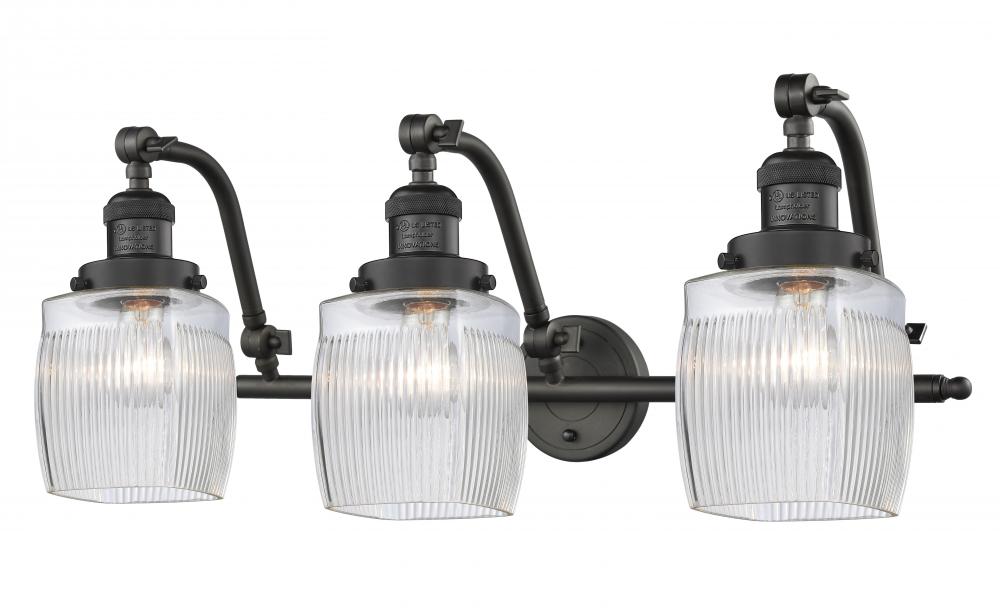 Colton - 3 Light - 27 inch - Oil Rubbed Bronze - Adjustable Bath Vanity Light