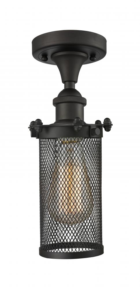 Bleecker - 1 Light - 4 inch - Oil Rubbed Bronze - Semi-Flush Mount