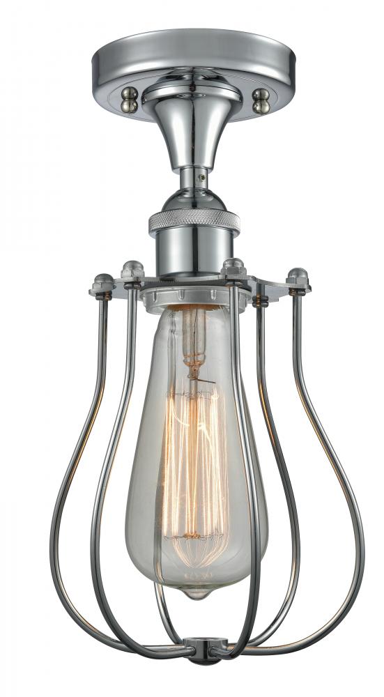 Muselet - 1 Light - 6 inch - Polished Chrome - Semi-Flush Mount