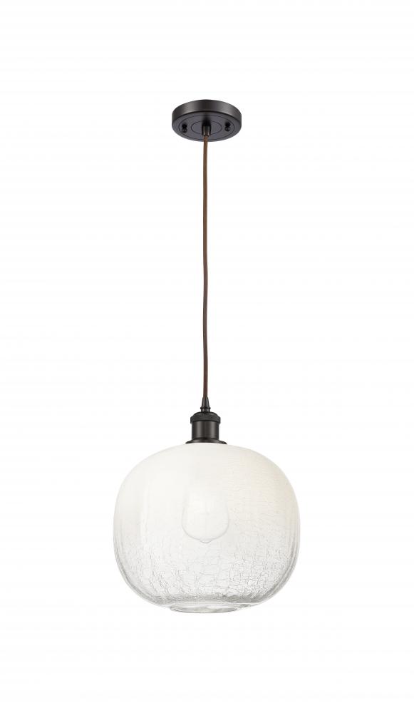 Brookhaven Sphere - 1 Light - 11 inch - Oil Rubbed Bronze - Cord hung - Mini Pendant