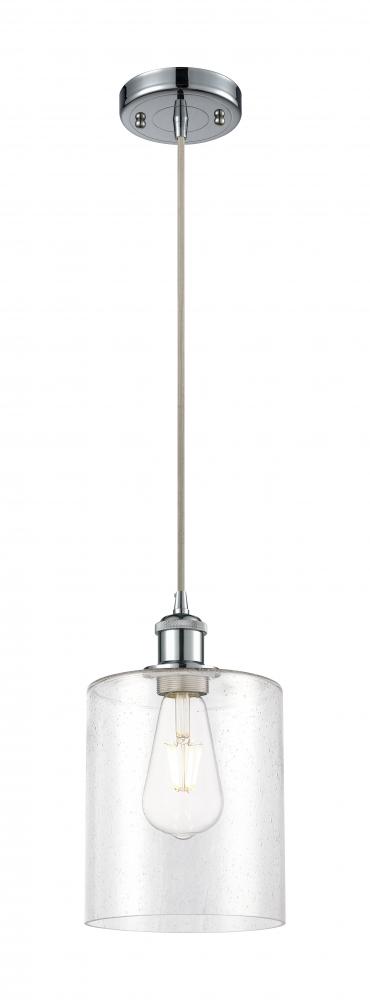 Paladin - 1 Light - 7 inch - Polished Chrome - Cord hung - Mini Pendant