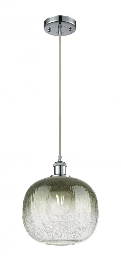 Brookhaven Sphere - 1 Light - 11 inch - Polished Chrome - Cord hung - Mini Pendant