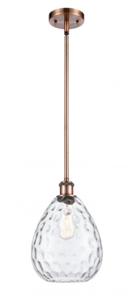 Waverly - 1 Light - 8 inch - Antique Copper - Mini Pendant