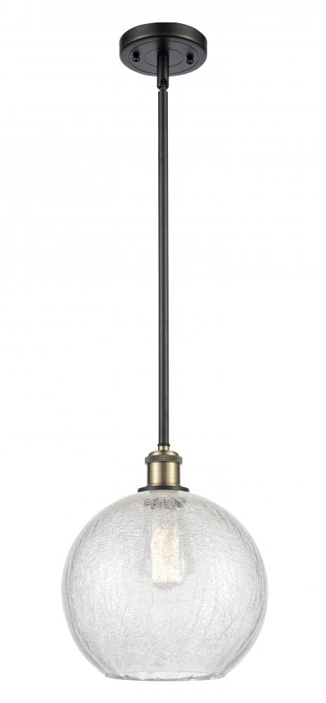 Athens - 1 Light - 10 inch - Black Antique Brass - Mini Pendant