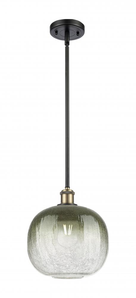 Brookhaven Sphere - 1 Light - 11 inch - Black Antique Brass - Stem hung - Mini Pendant