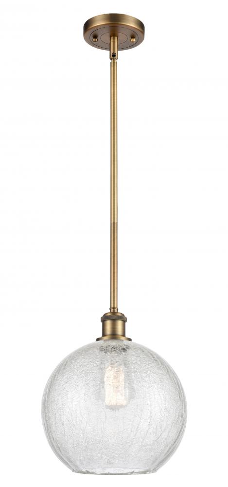Athens - 1 Light - 10 inch - Brushed Brass - Mini Pendant