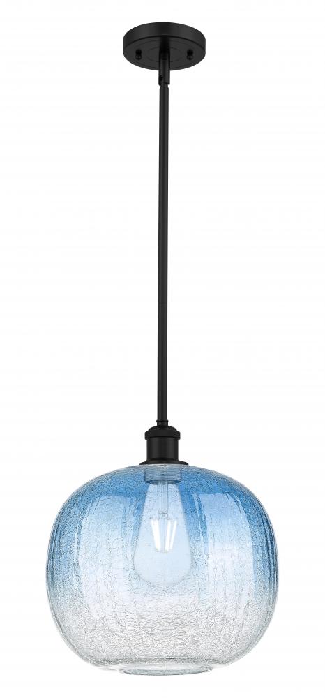 Brookhaven Sphere - 1 Light - 11 inch - Matte Black - Stem hung - Mini Pendant