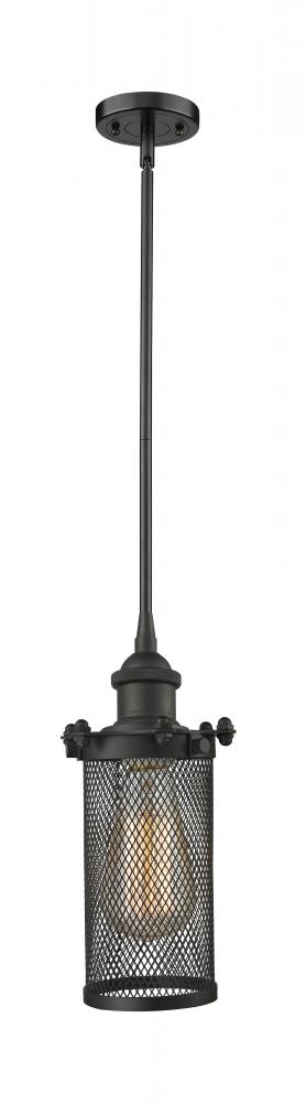 Bleecker - 1 Light - 4 inch - Oil Rubbed Bronze - Mini Pendant
