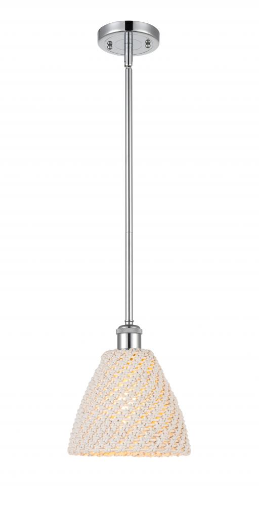 Bristol Natural - 1 Light - 6 inch - Polished Chrome - Mini Pendant