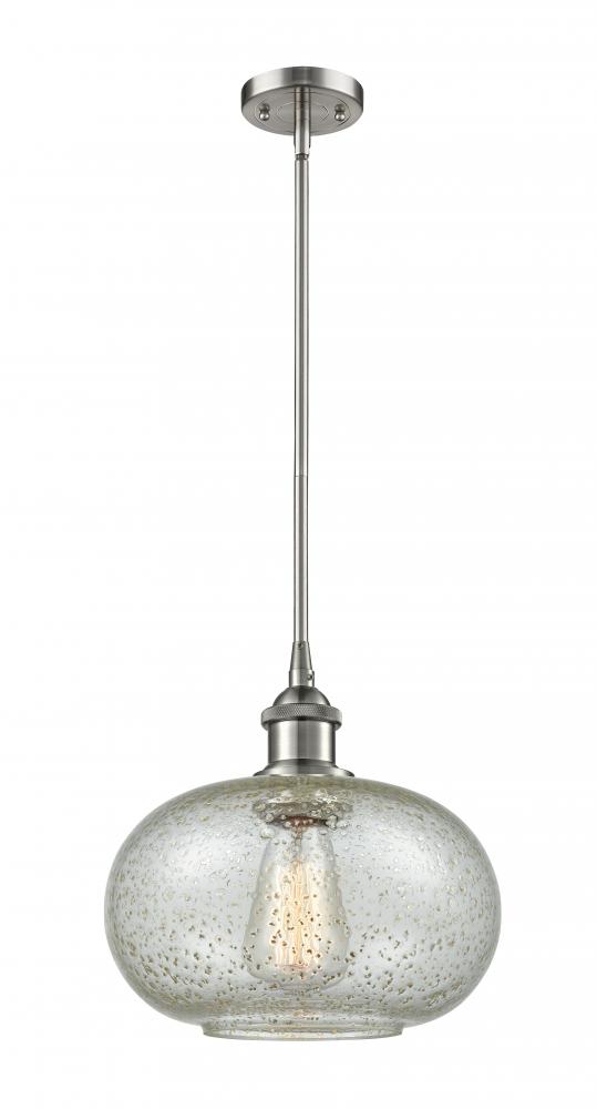 Gorham - 1 Light - 10 inch - Brushed Satin Nickel - Mini Pendant