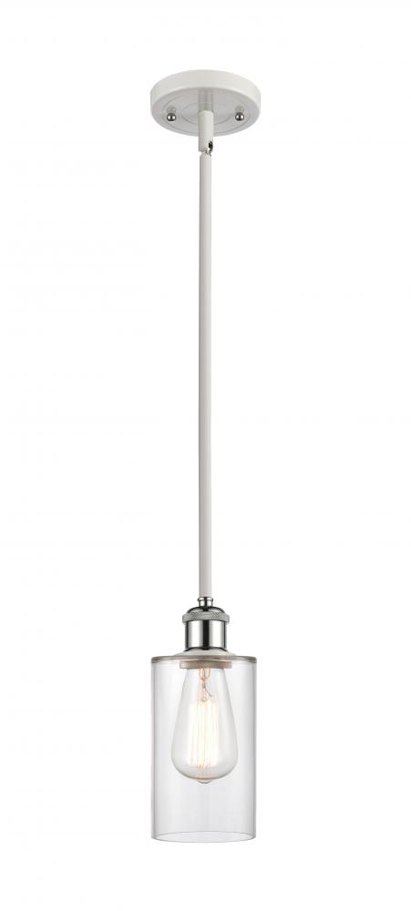 Clymer - 1 Light - 4 inch - White Polished Chrome - Mini Pendant