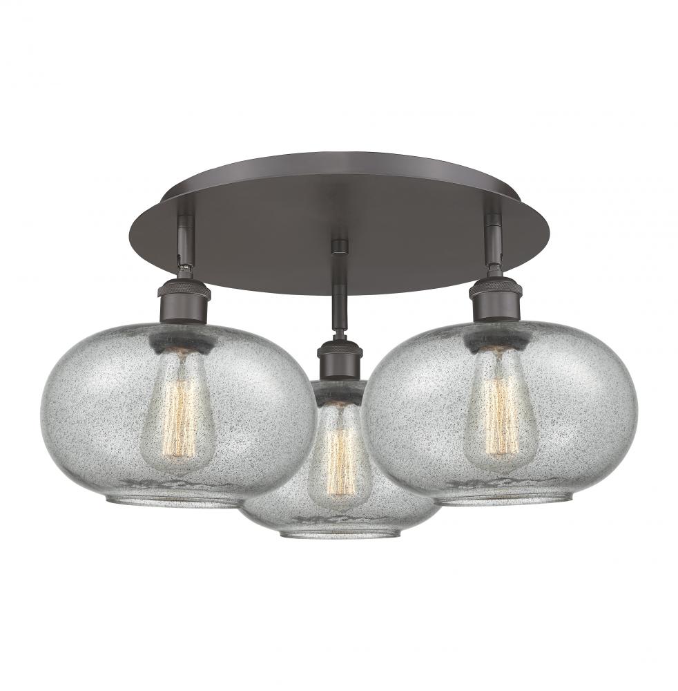 Gorham - 3 Light - 21 inch - Oil Rubbed Bronze - Semi-Flush Mount