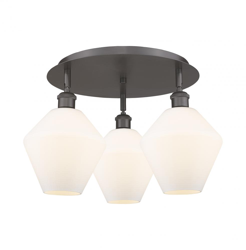Cindyrella - 3 Light - 20 inch - Oil Rubbed Bronze - Semi-Flush Mount