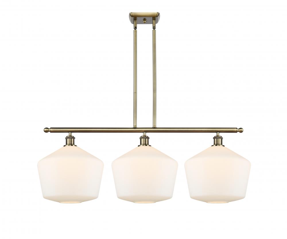 Cindyrella - 3 Light - 39 inch - Antique Brass - Stem hung - Island Light