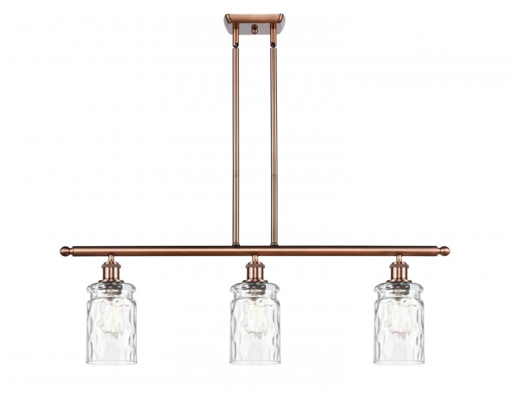 Candor - 3 Light - 36 inch - Antique Copper - Stem hung - Island Light