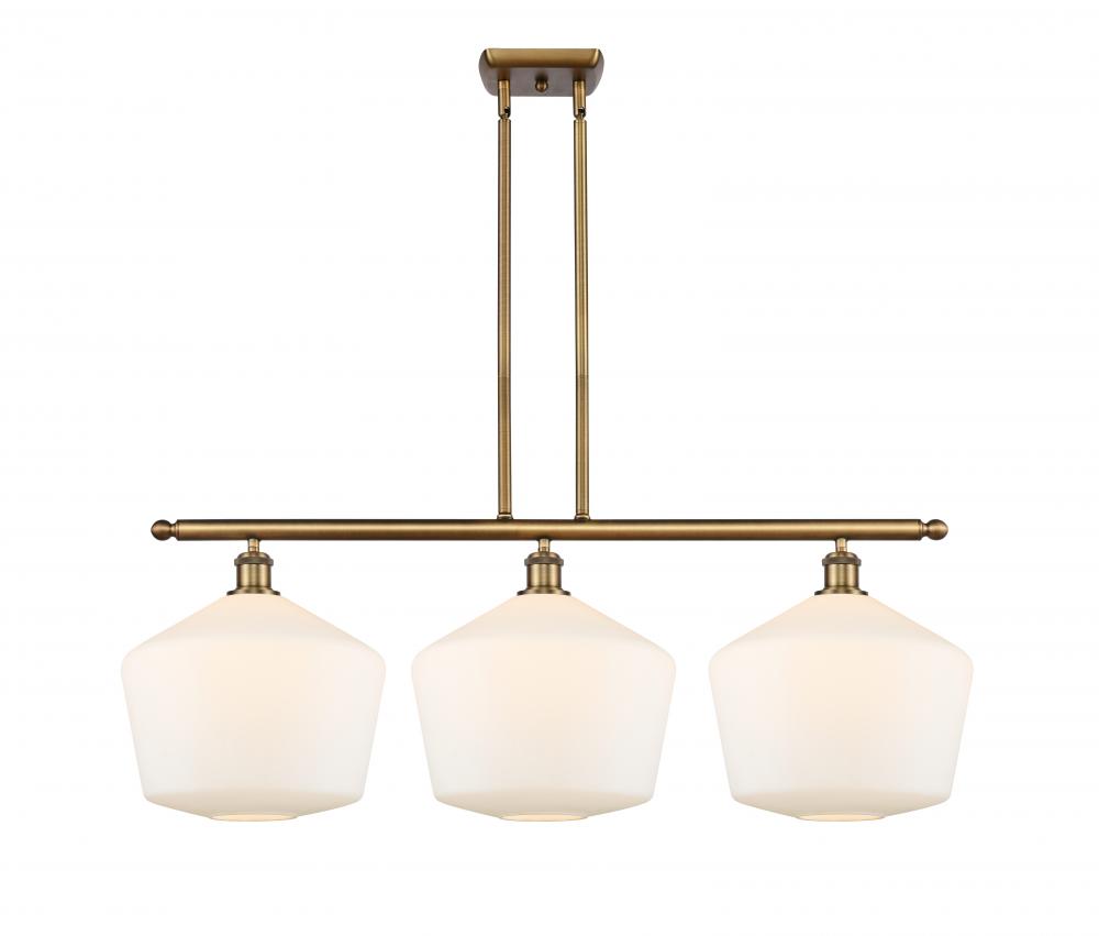 Cindyrella - 3 Light - 39 inch - Brushed Brass - Stem hung - Island Light