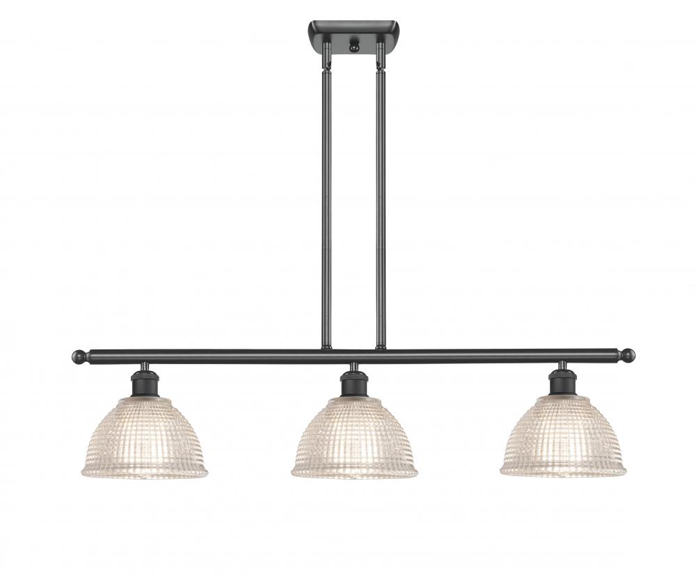 Arietta - 3 Light - 36 inch - Matte Black - Stem hung - Island Light