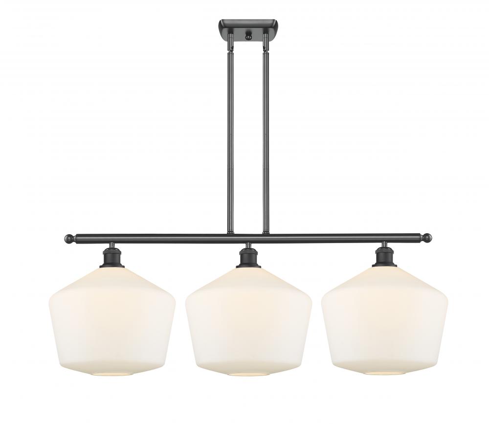Cindyrella - 3 Light - 39 inch - Matte Black - Stem hung - Island Light