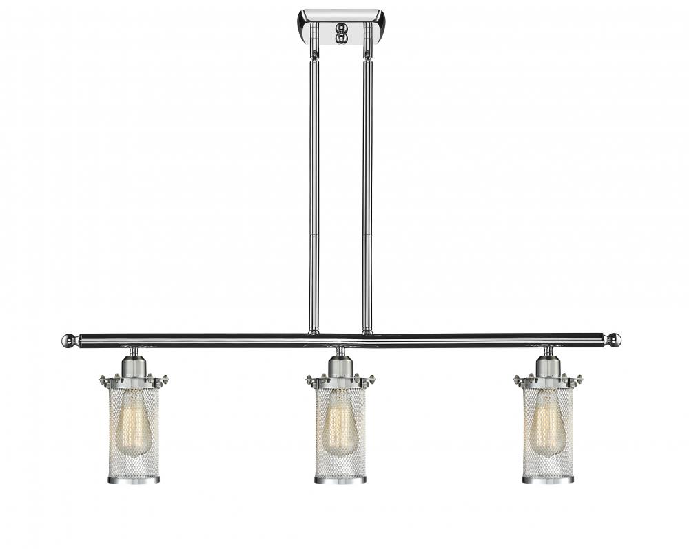 Bleecker - 3 Light - 36 inch - Polished Chrome - Stem hung - Island Light