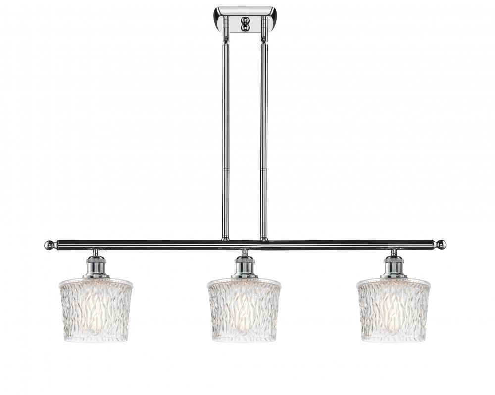Niagara - 3 Light - 36 inch - Polished Chrome - Stem hung - Island Light