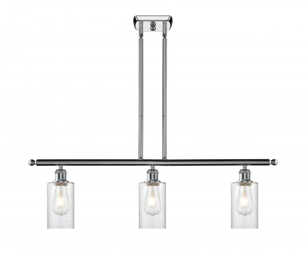 Clymer - 3 Light - 36 inch - Polished Chrome - Stem hung - Island Light