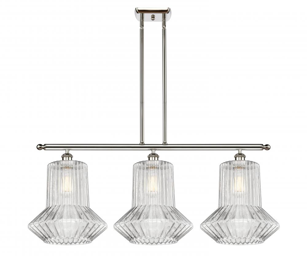 Springwater - 3 Light - 39 inch - Polished Nickel - Stem hung - Island Light
