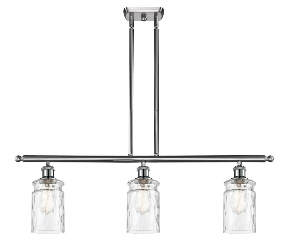 Candor - 3 Light - 36 inch - Brushed Satin Nickel - Stem hung - Island Light