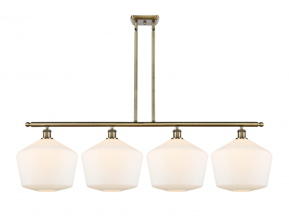 Cindyrella - 4 Light - 50 inch - Antique Brass - Stem hung - Island Light