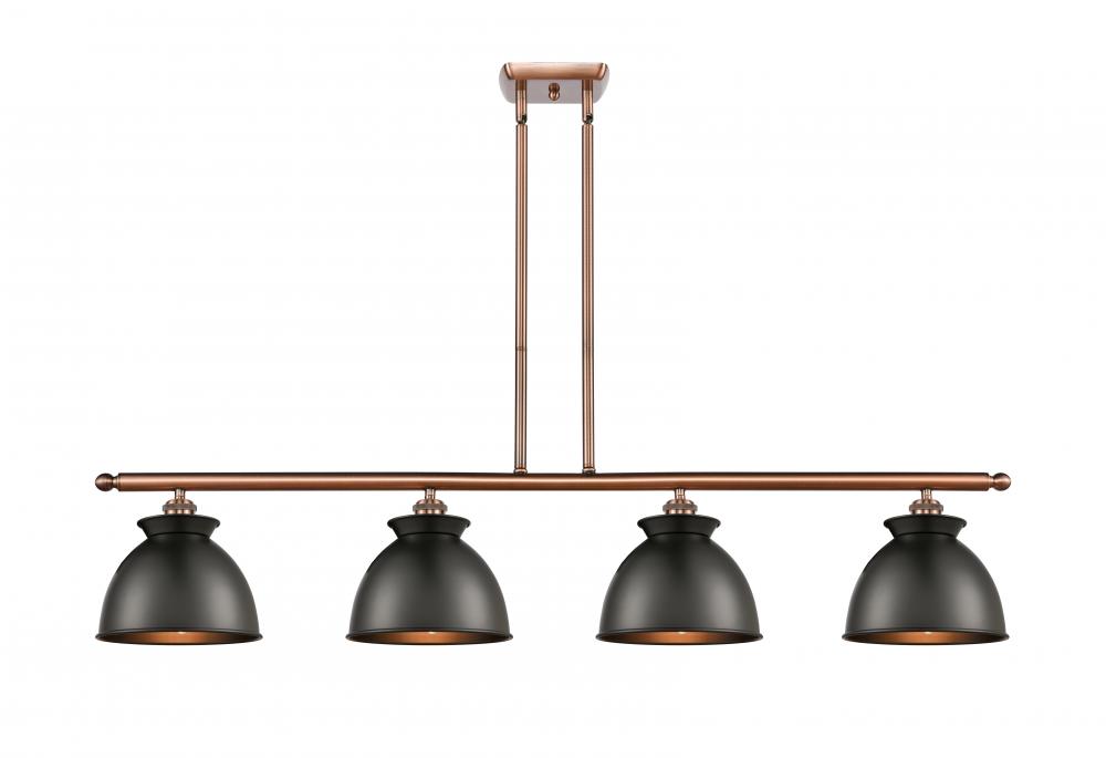 Adirondack - 4 Light - 48 inch - Antique Copper - Stem hung - Island Light