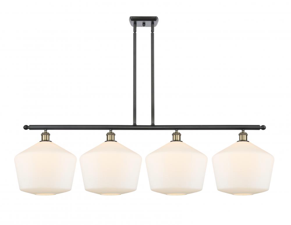 Cindyrella - 4 Light - 50 inch - Black Antique Brass - Stem hung - Island Light