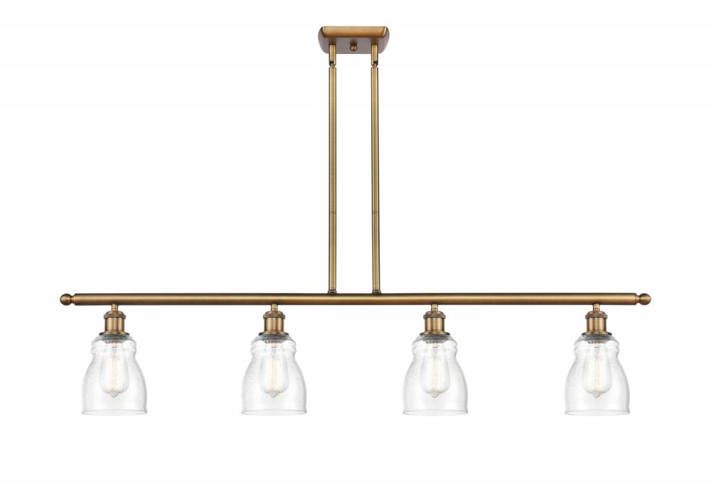 Ellery - 4 Light - 48 inch - Brushed Brass - Stem hung - Island Light