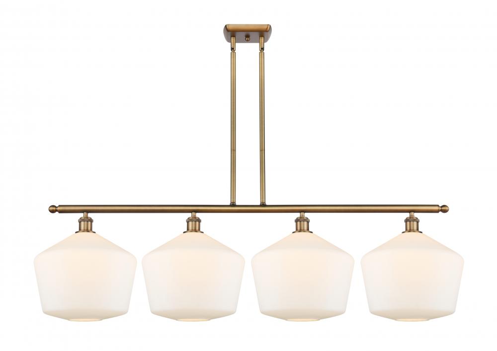 Cindyrella - 4 Light - 50 inch - Brushed Brass - Stem hung - Island Light