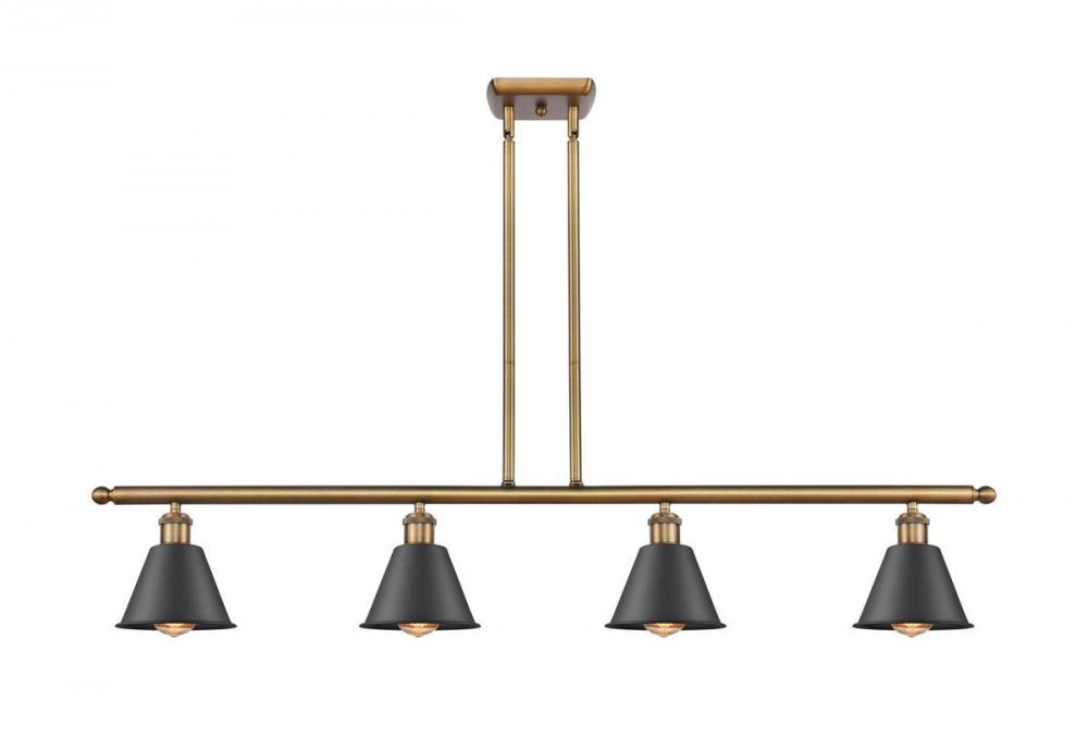 Smithfield - 4 Light - 48 inch - Brushed Brass - Stem hung - Island Light