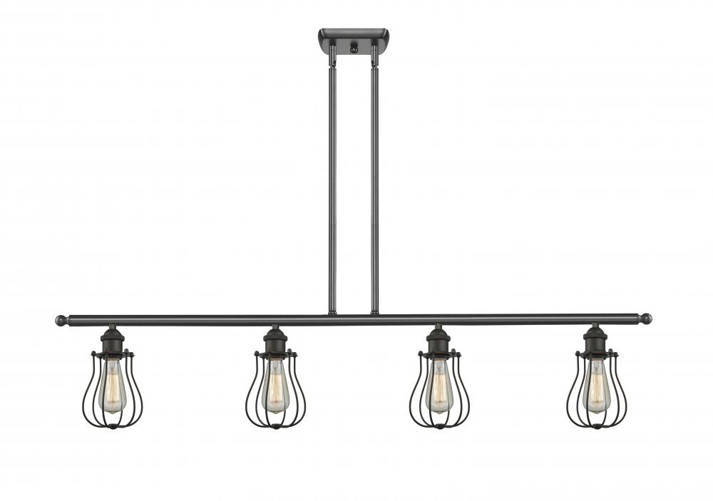 Muselet - 4 Light - 48 inch - Oil Rubbed Bronze - Stem hung - Island Light