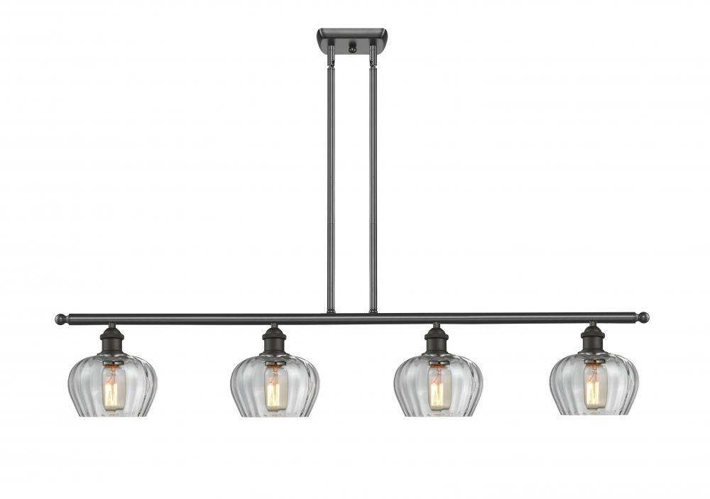 Fenton - 4 Light - 48 inch - Oil Rubbed Bronze - Stem hung - Island Light