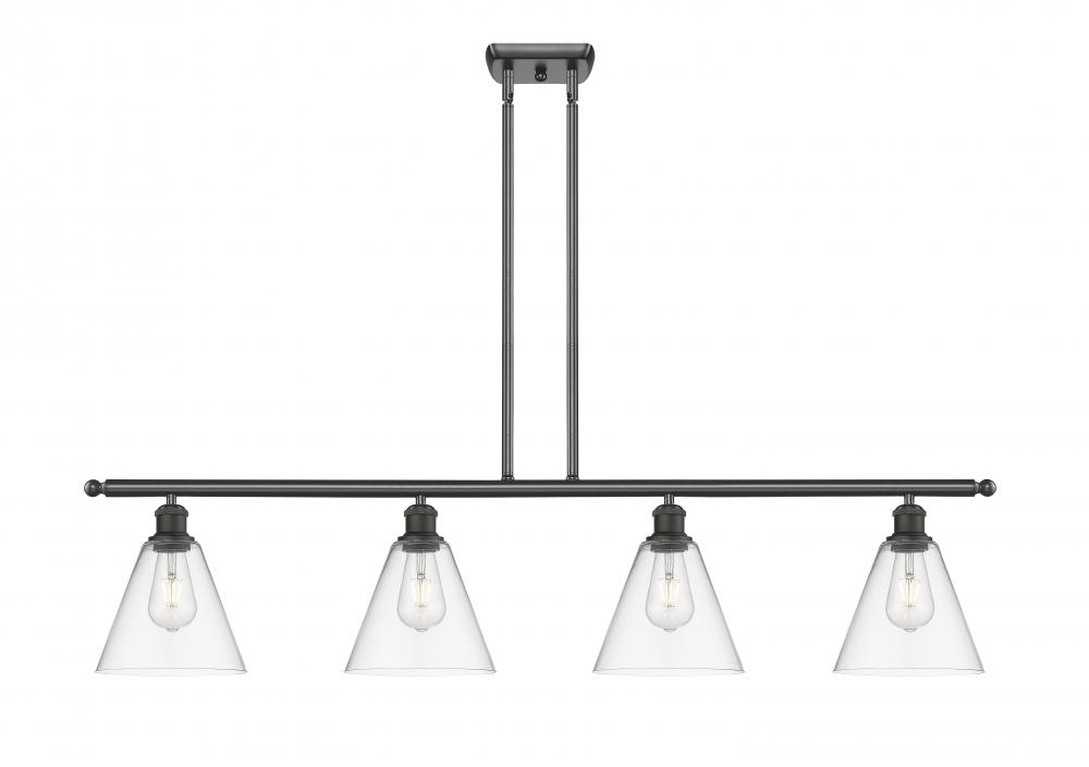 Berkshire - 4 Light - 48 inch - Oil Rubbed Bronze - Stem hung - Island Light