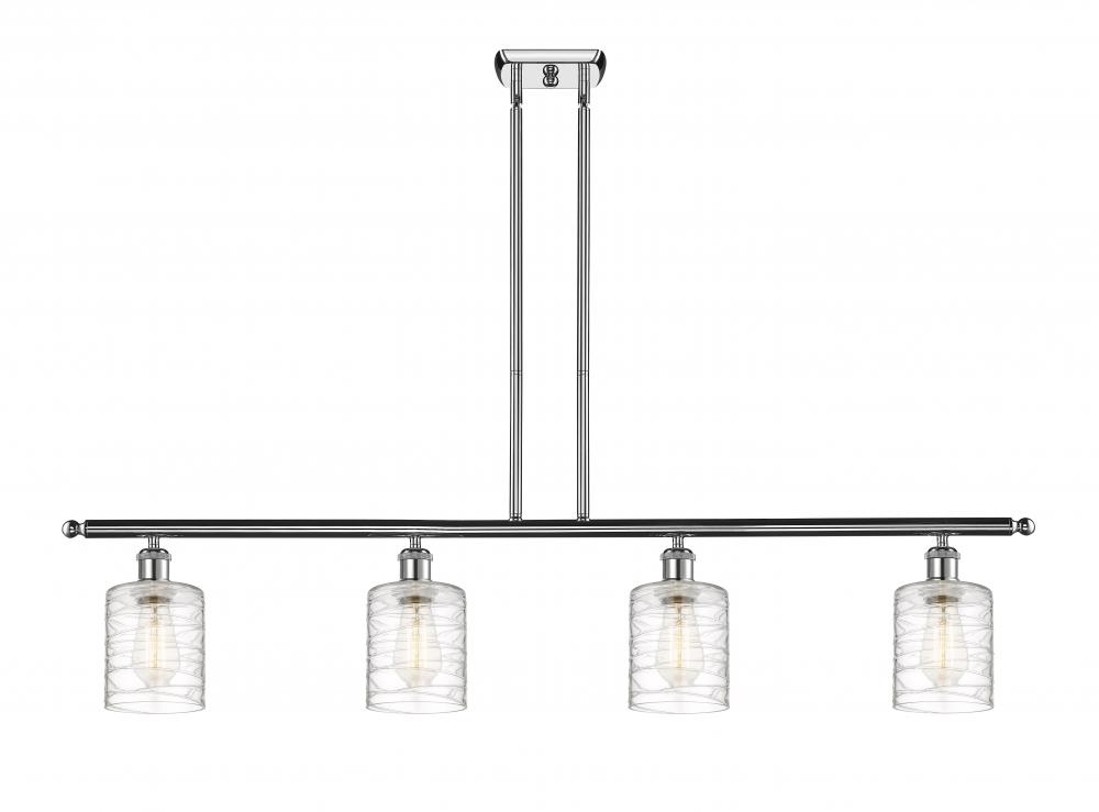Cobbleskill - 4 Light - 48 inch - Polished Chrome - Stem hung - Island Light
