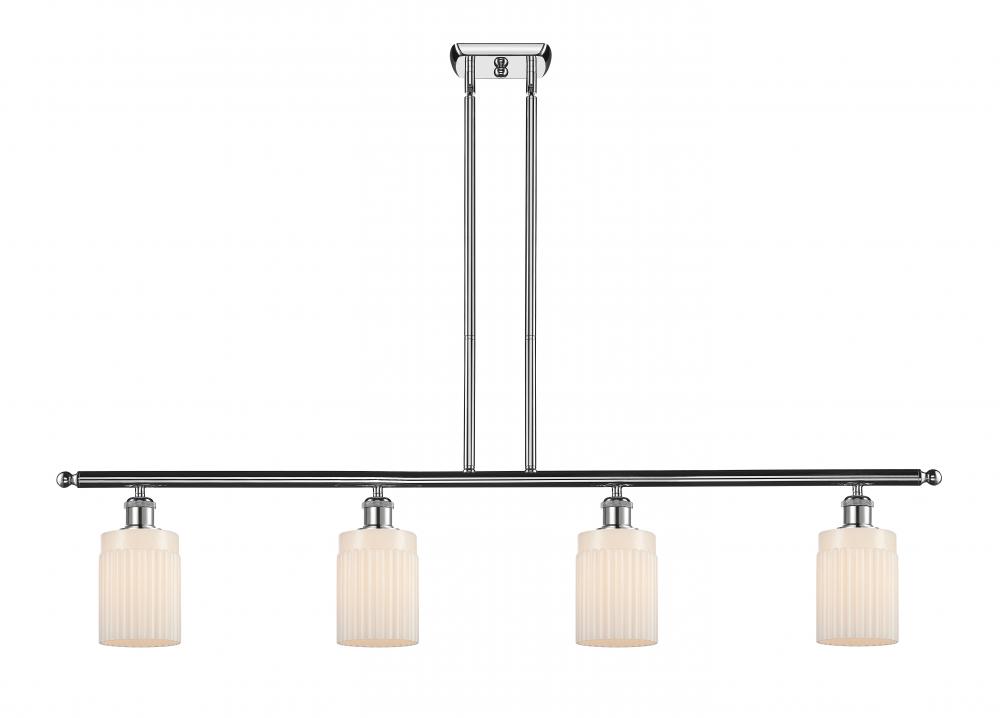 Hadley - 4 Light - 48 inch - Polished Chrome - Stem hung - Island Light