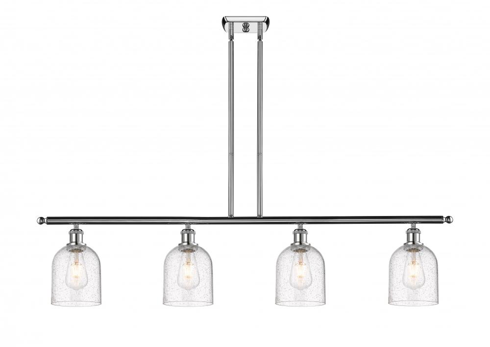 Bella - 4 Light - 48 inch - Polished Chrome - Stem hung - Island Light