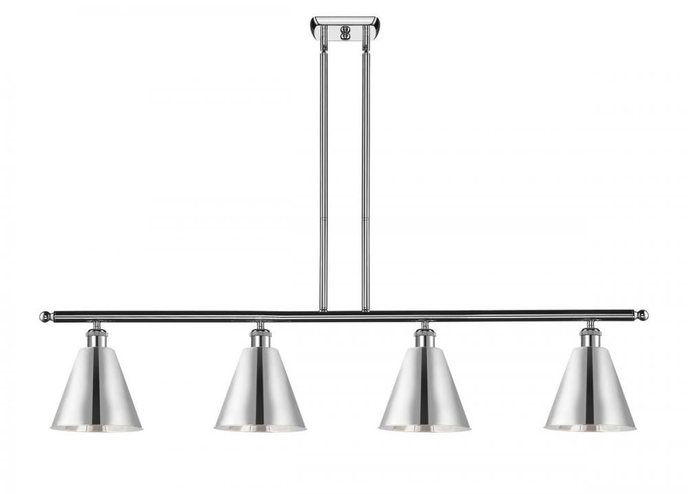 Berkshire - 4 Light - 48 inch - Polished Chrome - Stem hung - Island Light